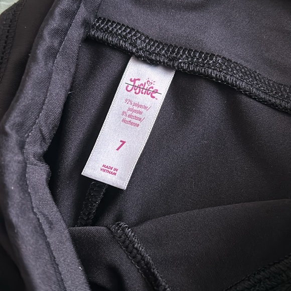 Cute black knee length leggings - Picture 6 of 6